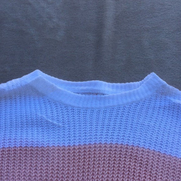 Colorblock Acrylic Sweater, Size Small - Picture 9 of 13